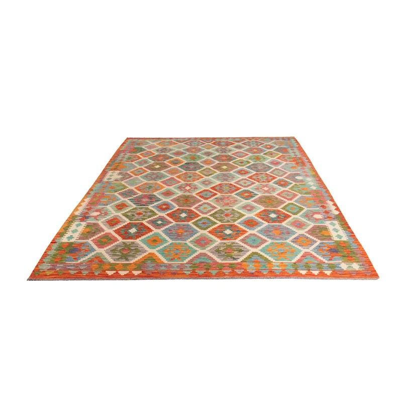 Kelim Maimene Teppich 204x296cm - mehrfarbig