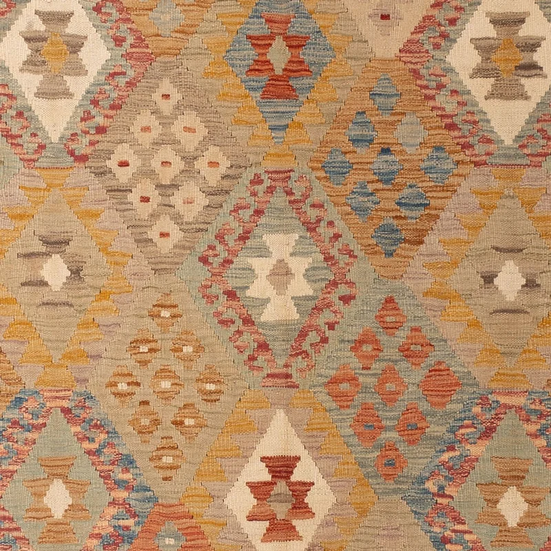 Kelim Maimene Teppich 199x301cm - mehrfarbig