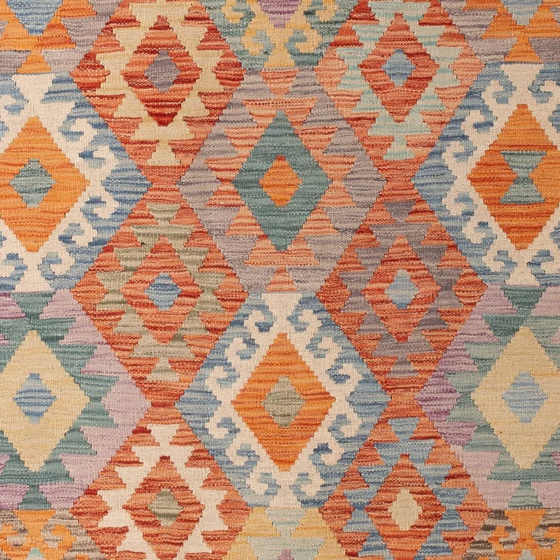 Kelim Maimene Teppich 199x297cm - mehrfarbig