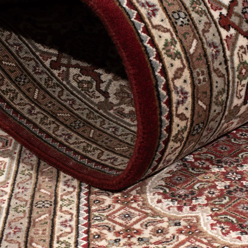 Indo Täbriz Teppich 205x256cm - Orientteppich - dunkelbeige