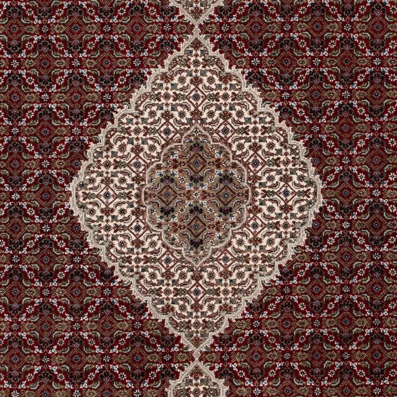 Indo Täbriz Teppich 202x257cm - Orientteppich - dunkelbeige