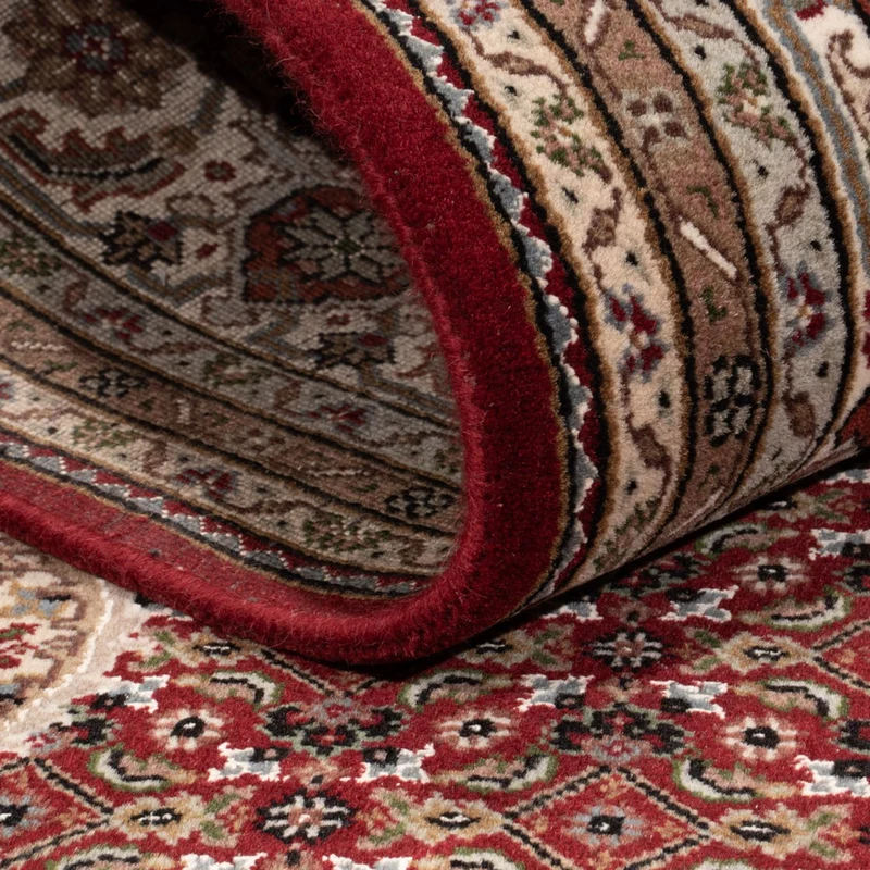 Indo Täbriz Teppich 202x257cm - Orientteppich - dunkelbeige