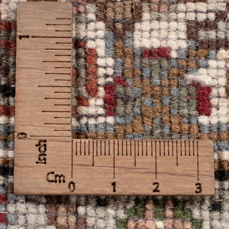 Indo Täbriz Teppich 202x257cm - Orientteppich - dunkelbeige
