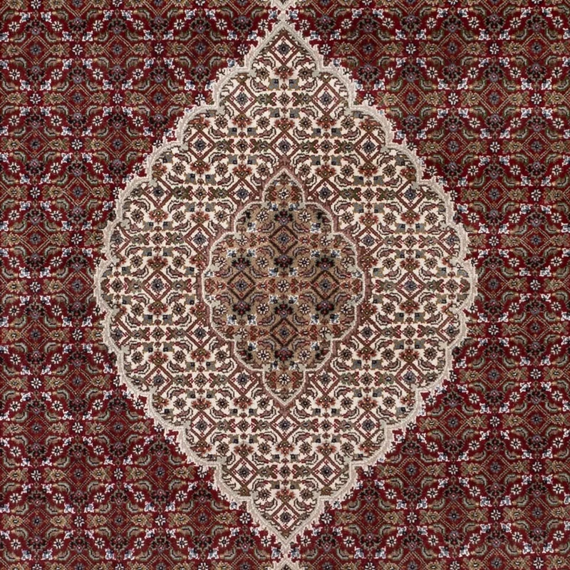 Indo Täbriz Teppich 185x275cm - Orientteppich - dunkelbeige