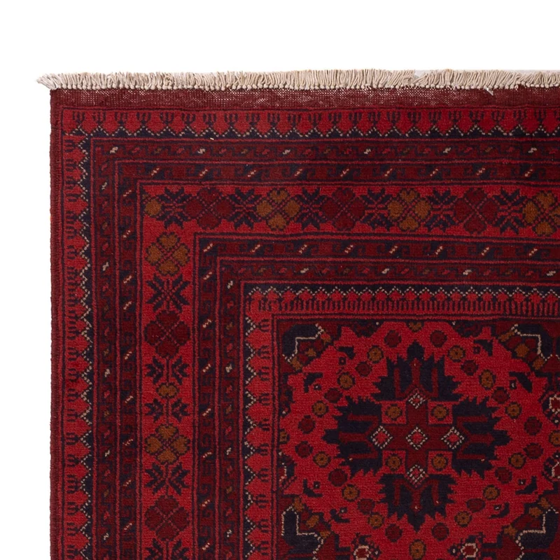 Khal Mohammadi Teppich 124x198cm - Orientteppich - dunkelrot