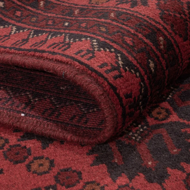 Khal Mohammadi Teppich 124x198cm - Orientteppich - dunkelrot