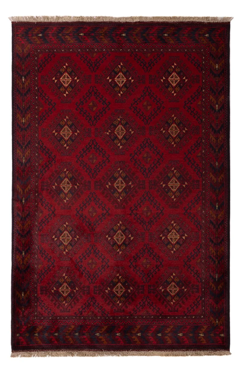 Khal Mohammadi Teppich 125x195cm - Orientteppich - dunkelrot