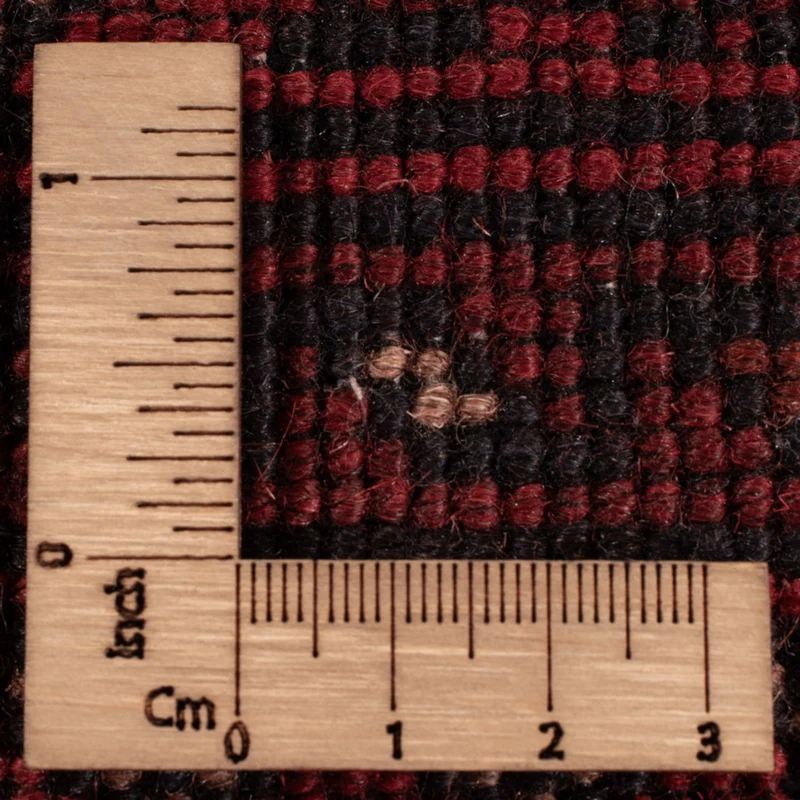 Afghan Teppich - Kunduz - 124 x 199 cm - dunkelrot