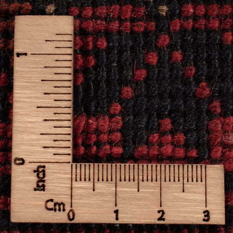 Afghan Teppich - Kunduz - 123 x 199 cm - dunkelrot