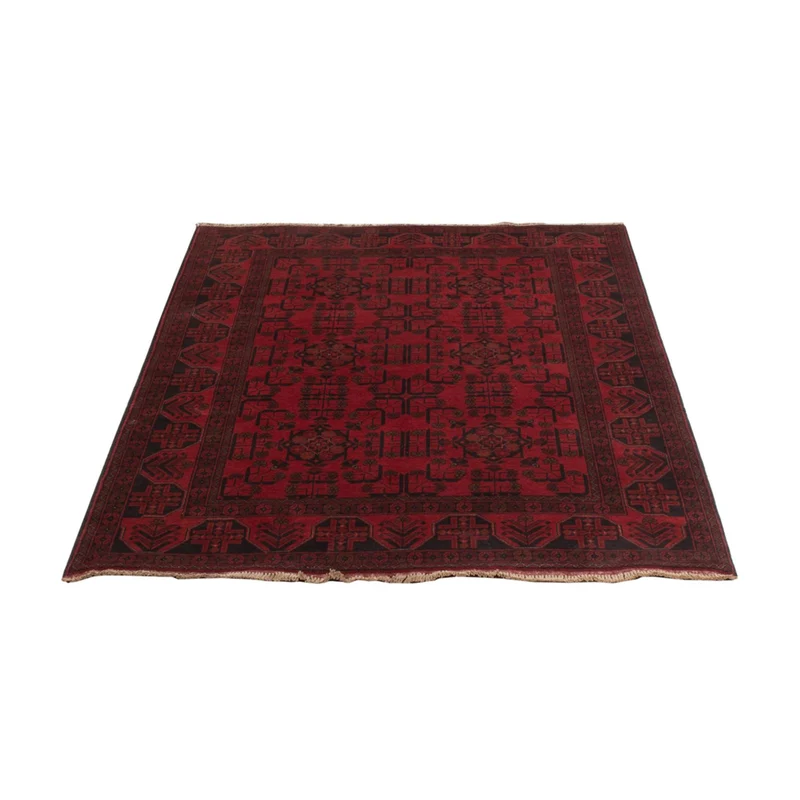 Afghan Teppich - Kunduz - 126 x 198 cm - rot
