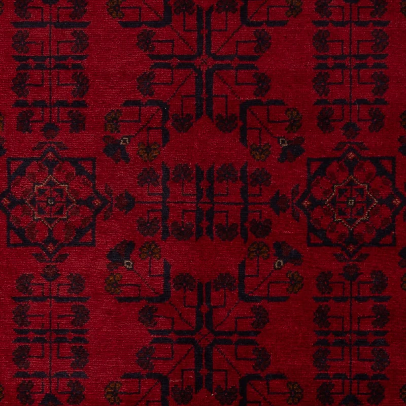 Afghan Teppich - Kunduz - 125 x 195 cm - rot