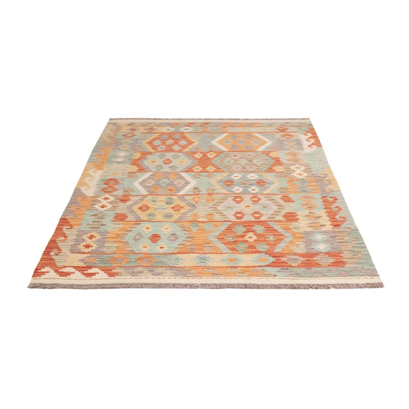 Kelim Teppich - Splash - 125 x 177 cm - mehrfarbig