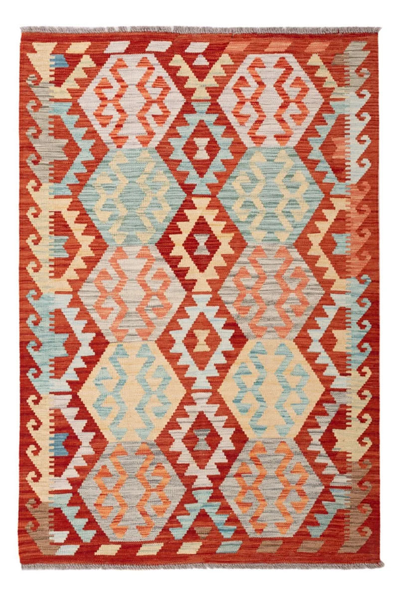 Kelim Maimene Teppich 118x179cm - mehrfarbig