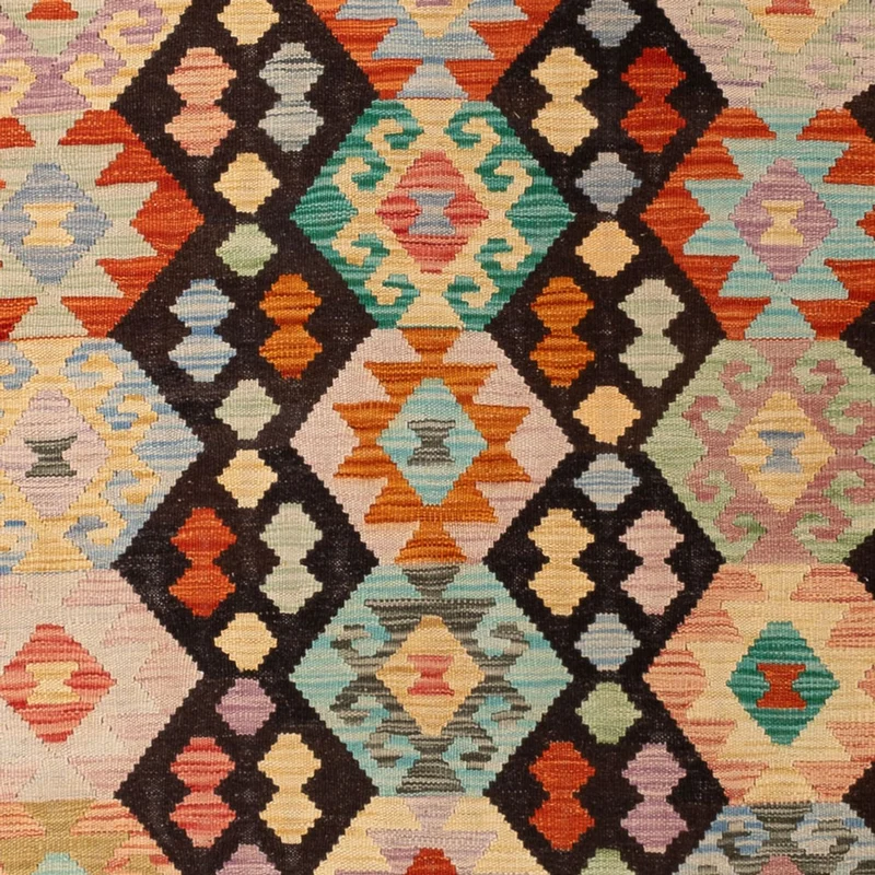 Kelim Maimene Teppich 203x290cm - mehrfarbig