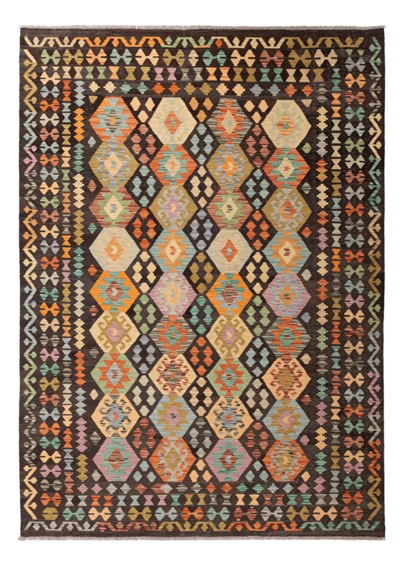 Kelim Maimene Teppich 207x285cm - mehrfarbig