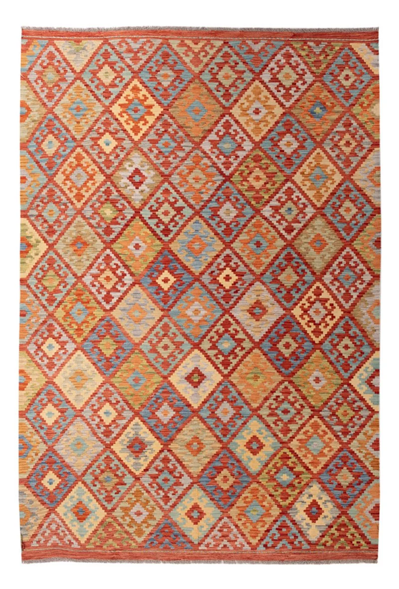 Kelim Maimene Teppich 201x292cm - mehrfarbig
