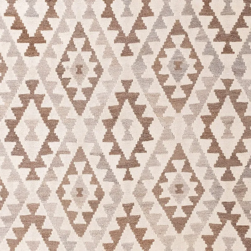 Kelim Maimene Teppich 201x289cm - hellgrau