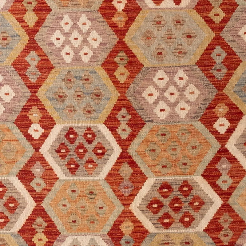 Kelim Maimene Teppich 203x289cm - mehrfarbig