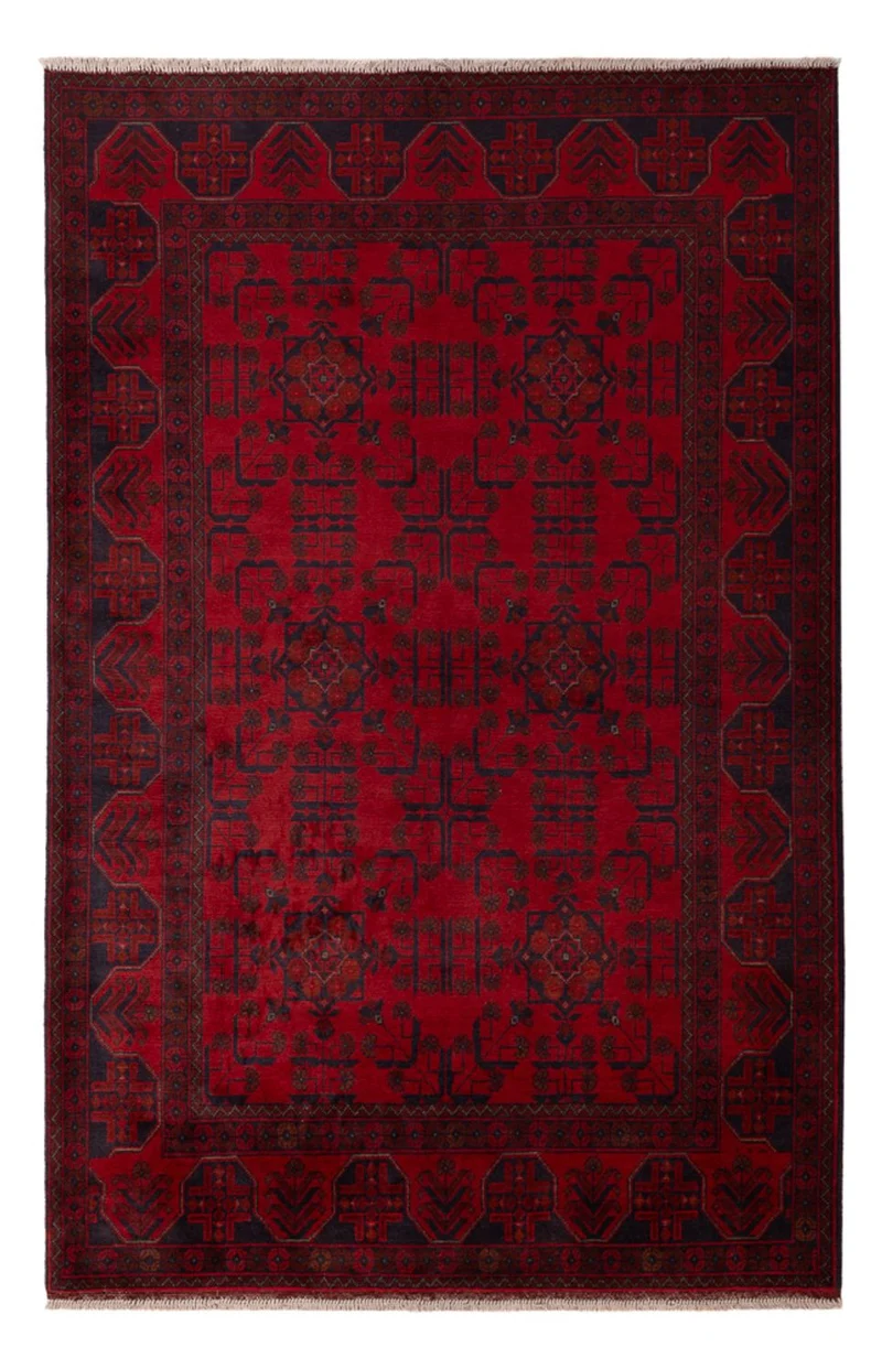 Khal Mohammadi Teppich 127x196cm - Orientteppich - rot