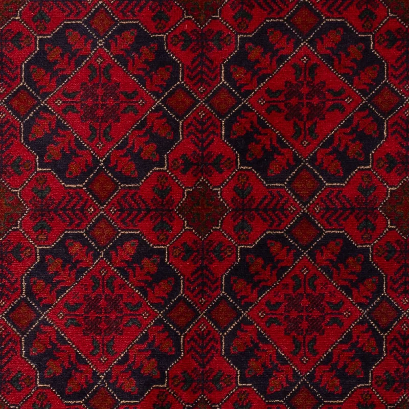 Khal Mohammadi Teppich 123x195cm - Orientteppich - dunkelrot