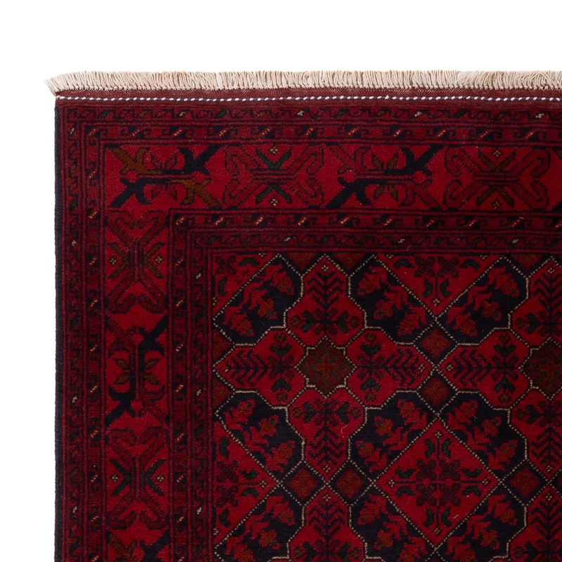 Khal Mohammadi Teppich 123x195cm - Orientteppich - dunkelrot