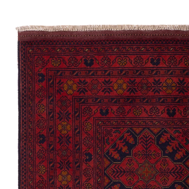 Khal Mohammadi Teppich 124x193cm - Orientteppich - dunkelrot