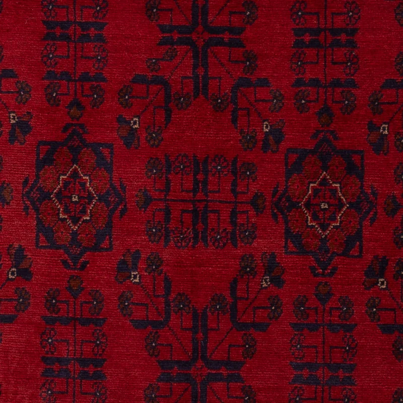 Khal Mohammadi Teppich 121x195cm - Orientteppich - dunkelrot