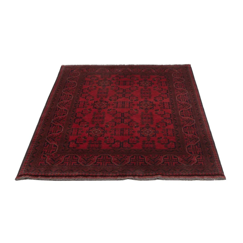 Khal Mohammadi Teppich 121x195cm - Orientteppich - dunkelrot
