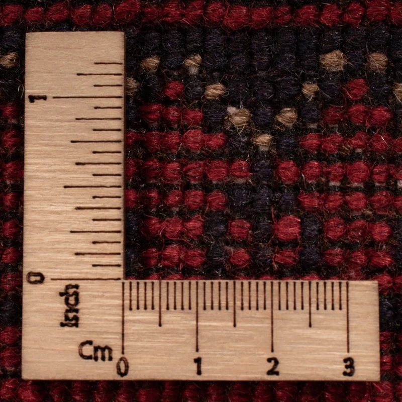 Afghan Teppich - Kunduz - 124 x 193 cm - dunkelrot