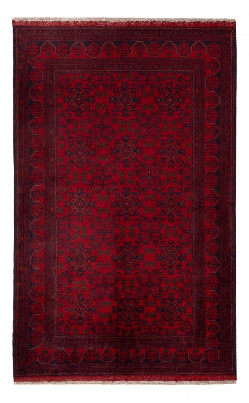 Khal Mohammadi Teppich 123x195cm - Orientteppich - dunkelrot