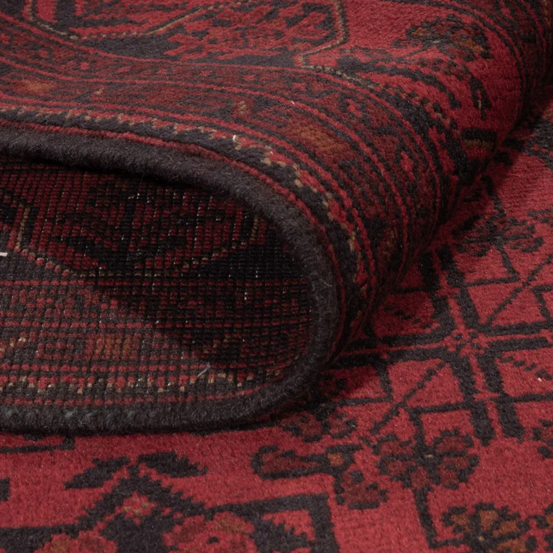 Khal Mohammadi Teppich 123x195cm - Orientteppich - dunkelrot