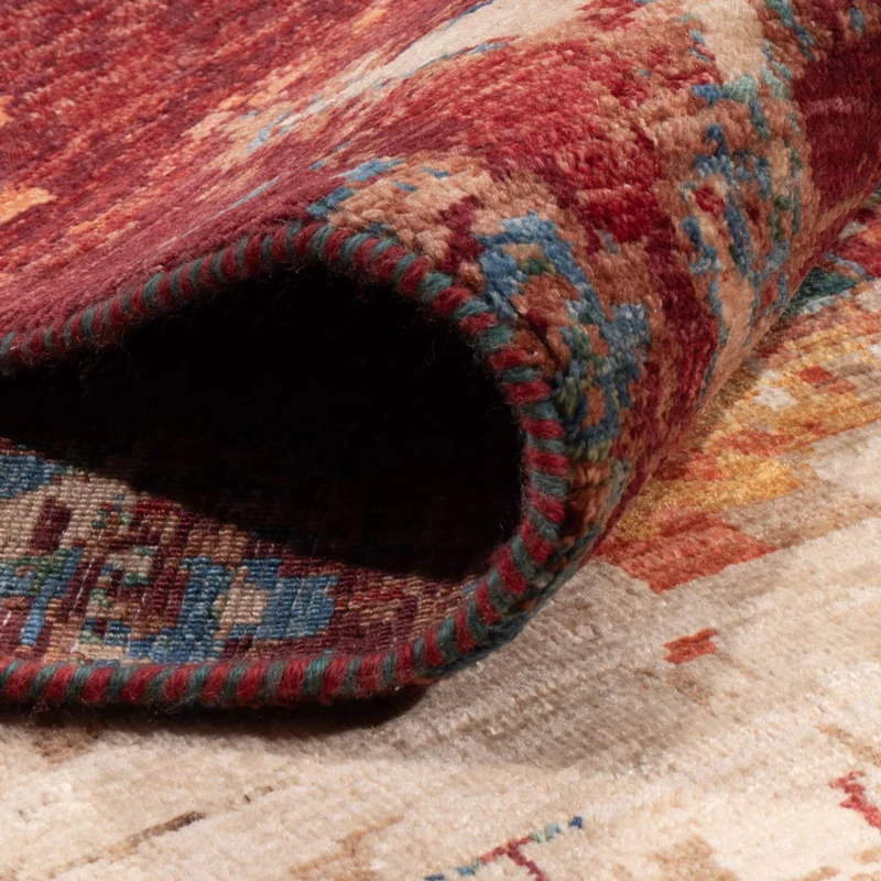 Designer Teppich 204x307cm - mehrfarbig