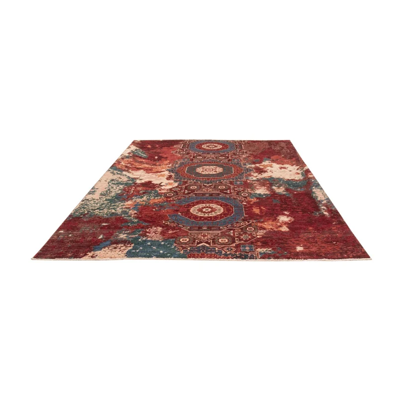 Designer Teppich 210x296cm - mehrfarbig