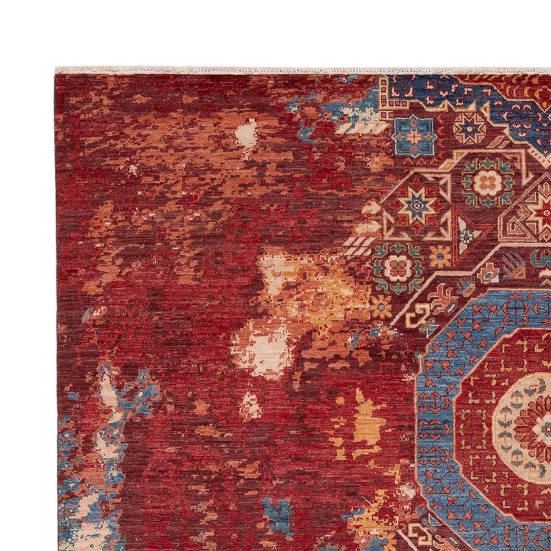 Designer Teppich 211x293cm - mehrfarbig