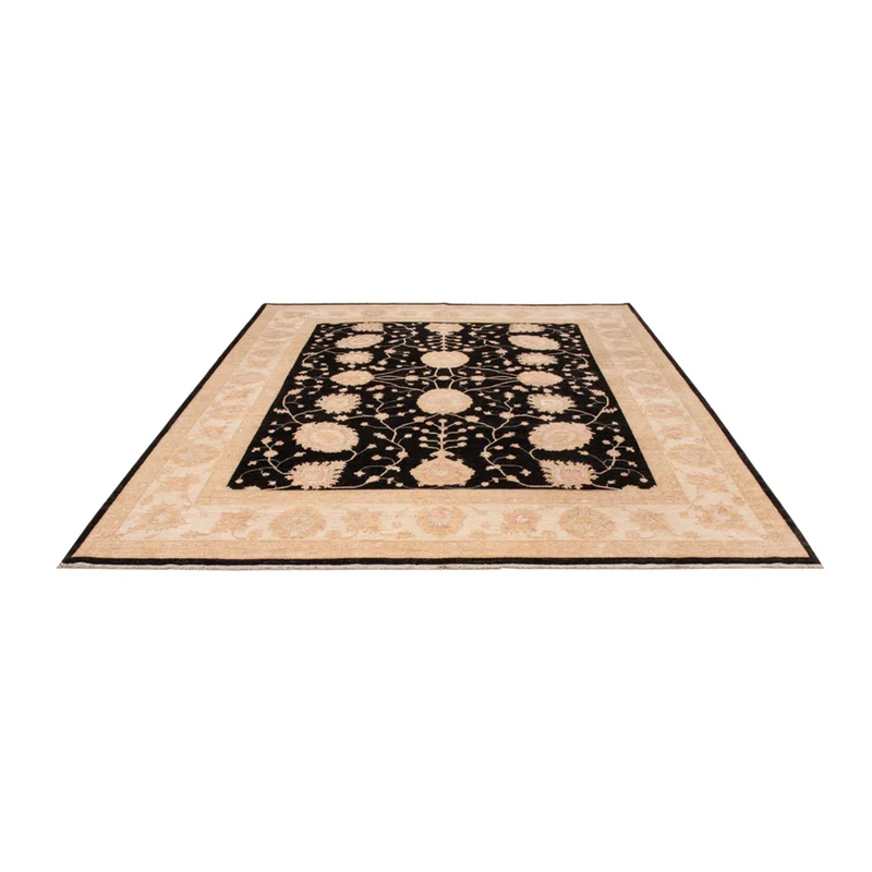Ziegler Teppich 252x300cm - Orientteppich - schwarz