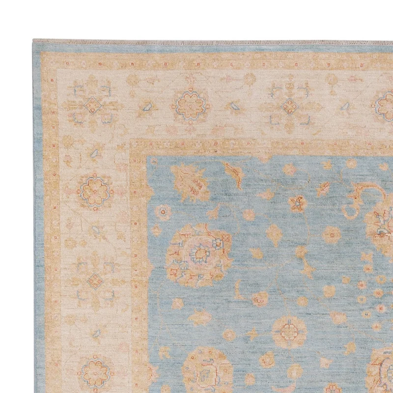 Ziegler Teppich 256x295cm - Orientteppich - hellblau