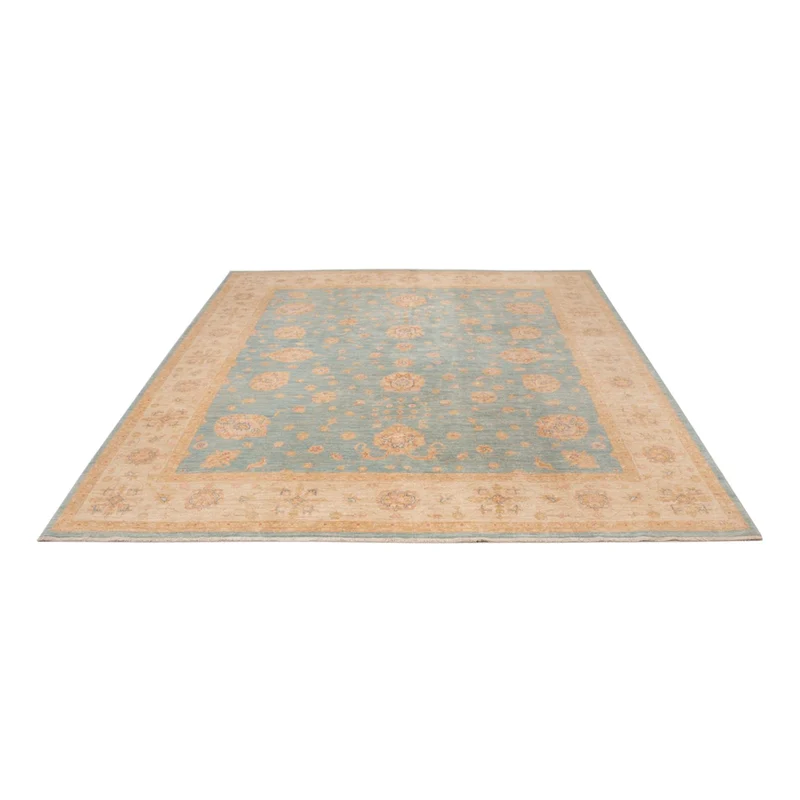 Ziegler Teppich 256x295cm - Orientteppich - hellblau