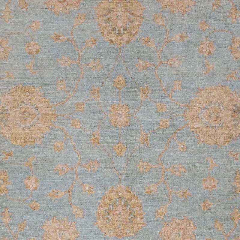 Ziegler Teppich 254x298cm - Orientteppich - türkis