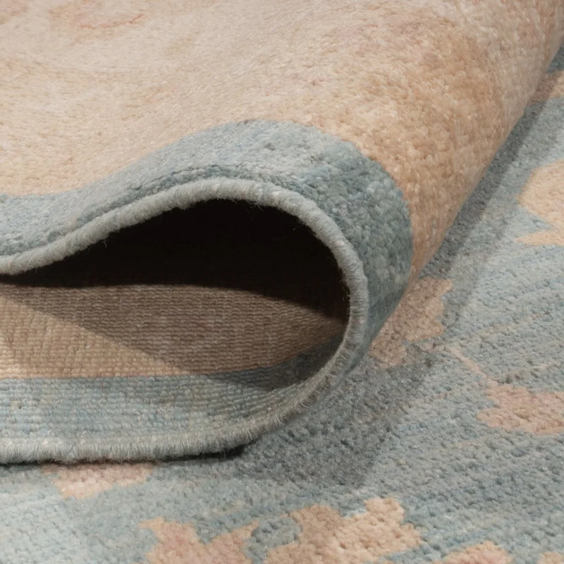 Ziegler Teppich 251x300cm - Orientteppich - hellblau