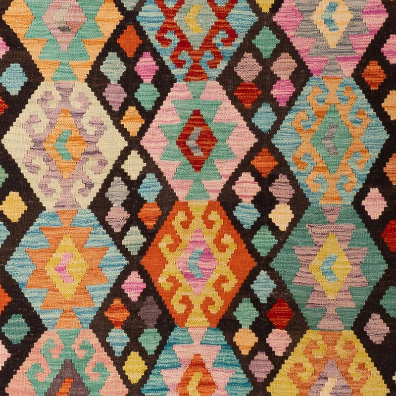 Kelim Maimene Teppich 197x291cm - mehrfarbig