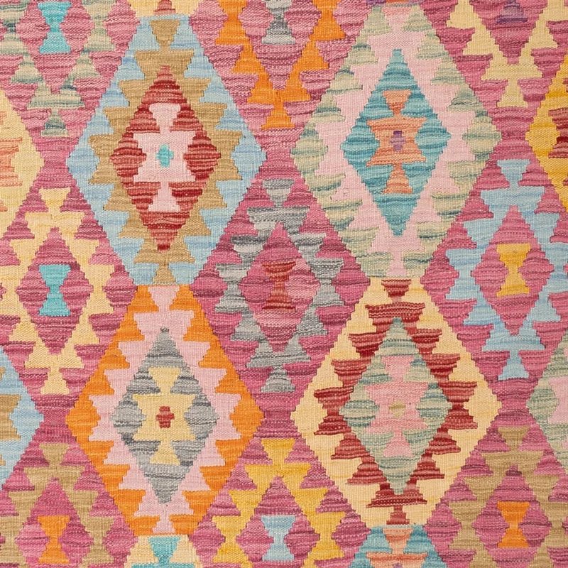 Kelim Maimene Teppich 194x297cm - mehrfarbig