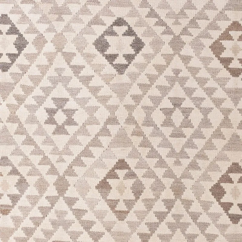 Kelim Teppich - Splash - 202 x 286 cm - hellgrau