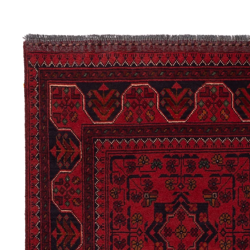 Afghan Teppich - Kunduz - 120 x 196 cm - rot