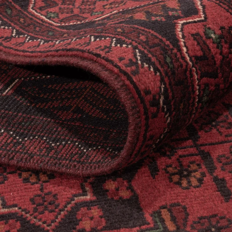 Afghan Teppich - Kunduz - 120 x 196 cm - rot