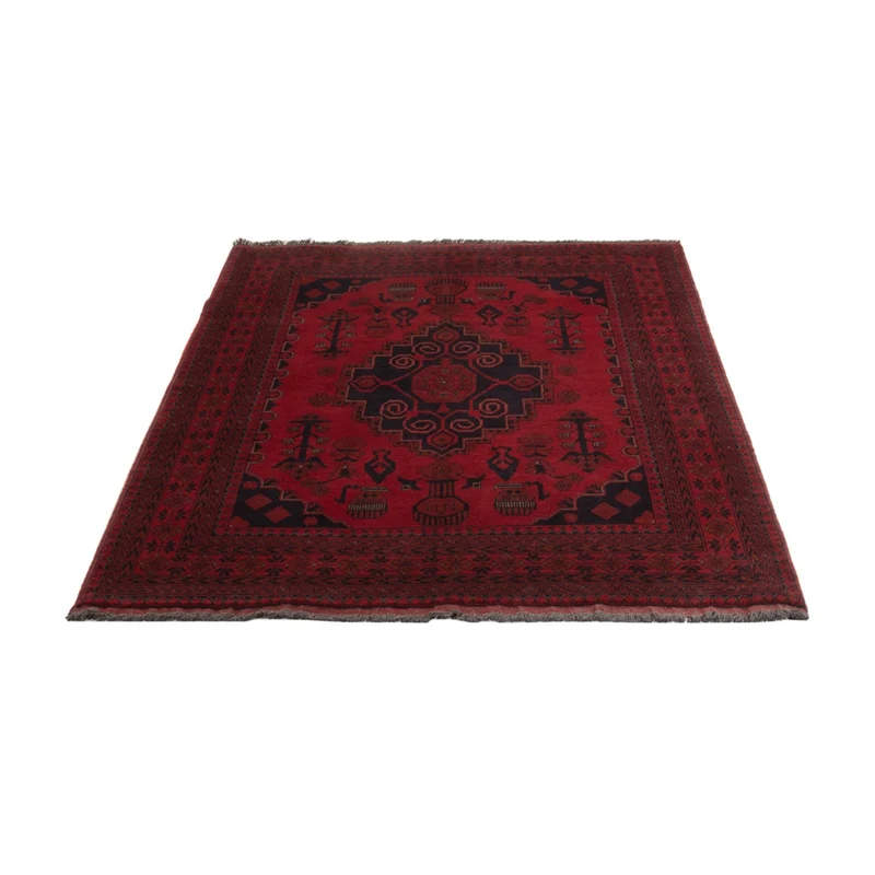 Khal Mohammadi Teppich 121x190cm - Orientteppich - dunkelrot
