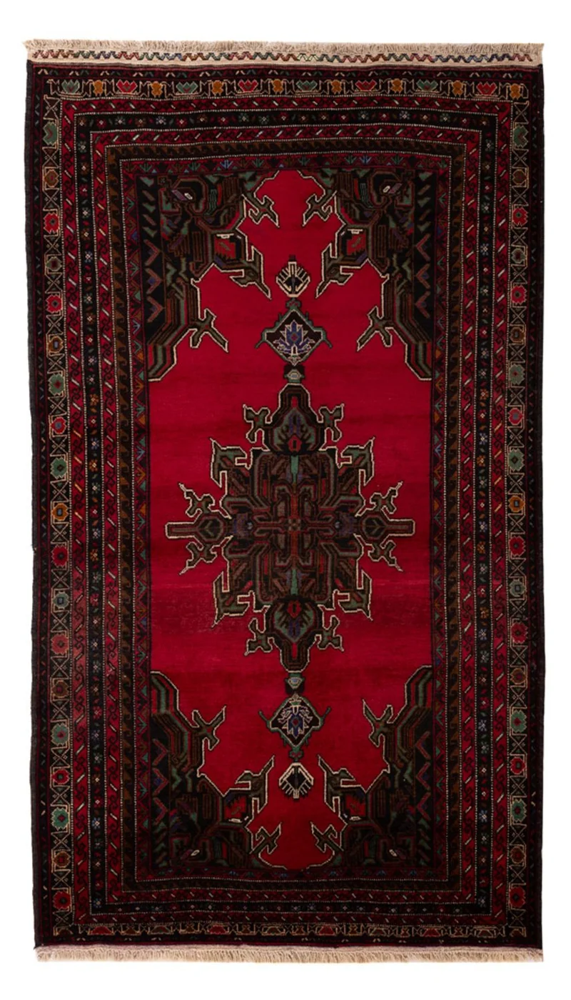 Belutsch Teppich 116x215cm - Orientteppich - rot