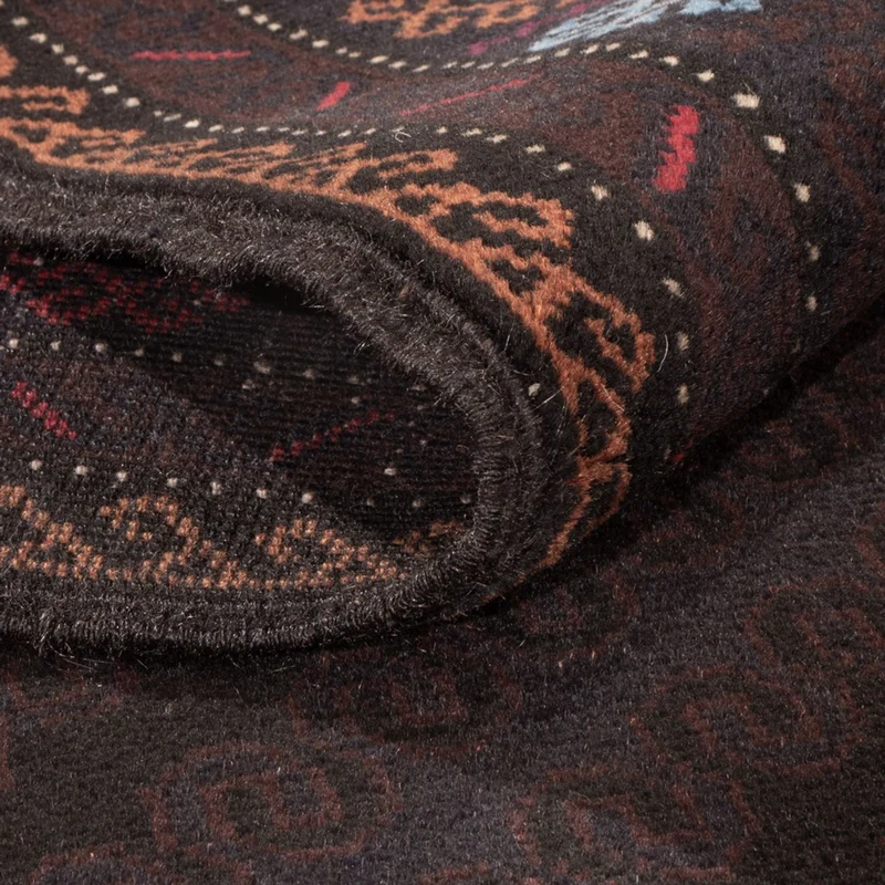 Belutsch Teppich 116x195cm - Orientteppich - dunkelblau