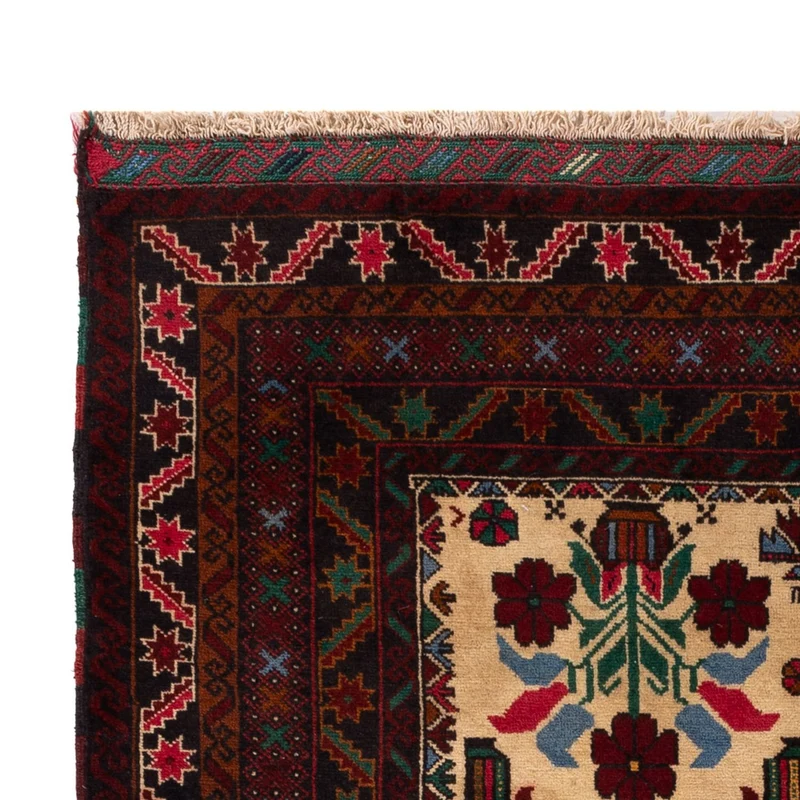 Belutsch Teppich - 117 x 177 cm - mehrfarbig