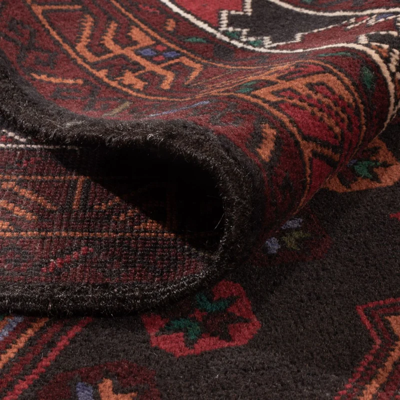 Belutsch Teppich - 123 x 183 cm - dunkelrot