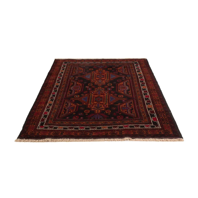 Belutsch Teppich - 123 x 183 cm - dunkelrot